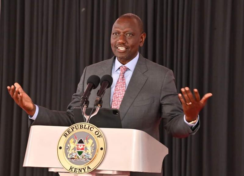 File image of President William Ruto.